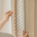 Blackout Shading French Exquisite Embroidery Lace Curtain